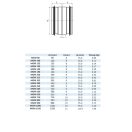 Csőtoldó 160 mm, gumitömítéses