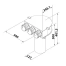 Fém szelepfogadó FLEXITECH CMMC 125/63x3