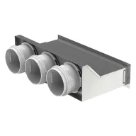 Fém rácsfogadó egyenes FLEXITECH WMMC 300x55/63x3