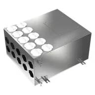 Fém osztódoboz FLEXITECH MADB 200/63x10 oldal csatlakozás
