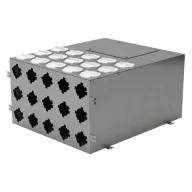 Fém osztódoboz FLEXITECH MADB 200/63x15 oldal csatlakozás