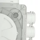 Műanyag osztódoboz FLEXITECH 125/63x9 oldal csatlakozás