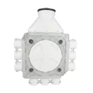Műanyag osztódoboz FLEXITECH 125/63x9 oldal csatlakozás