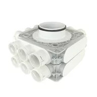 Műanyag osztódoboz FLEXITECH 150/63x18 felső csatlakozás