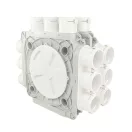 Műanyag osztódoboz FLEXITECH 150/63x18 felső csatlakozás