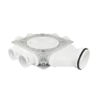 Műanyag osztódoboz FLEXITECH 125/75x6 oldal csatlakozás