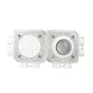 Műanyag osztódoboz FLEXITECH 160/75x8 felső csatlakozás