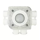 Műanyag osztódoboz FLEXITECH 125/90x6 felső csatlakozás