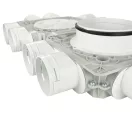 Műanyag osztódoboz FLEXITECH 200/90x12 felső csatlakozás