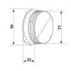 Dalap Flexitech csatlakozó csonk dugó Ø 75 mm