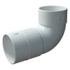 90° könyökidom flexibilis csőhöz 75 mm FLEXITECH RB 75
