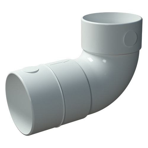 90° könyökidom flexibilis csőhöz 75 mm FLEXITECH RB 75