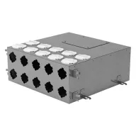 Fém osztódoboz FLEXITECH MADB 160/75x10 oldal csatlakozás