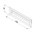 Alumínium szellőzőrács FLEXITECH FMMG 300x55