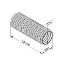Rugalmas antisztatikus, antibakteriális körcsatorna Ø 90 mm, hossza 50 m