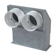 Fém rácsfogadó 90 fok FLEXITECH WMMCL 234x70/90x2