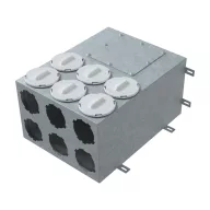 Fém osztódoboz FLEXITECH MADB 160/90x6 oldal csatlakozás