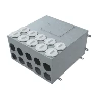 Fém osztódoboz FLEXITECH MADB 200/90x10 oldal csatlakozás