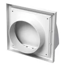 Garvitációs zsalus műanyag szellőző 125 mm GP 122 BKF