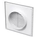 Műanyag szellőzőrács 150 mm rovarhálóval  GP 250/150 FN
