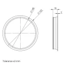 Dalap END CAP-OP műanyag végzáró Ø 150 mm