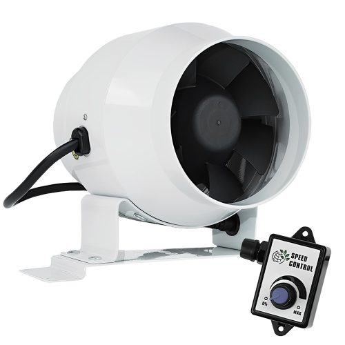 Csőventilátor DALAP MF 100 EC motor, fordulatszám-szabályzóval