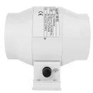 Csőventilátor DALAP MF 100 EC motor, fordulatszám-szabályzóval