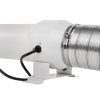 Csőventilátor DALAP MF 100 EC motor, fordulatszám-szabályzóval