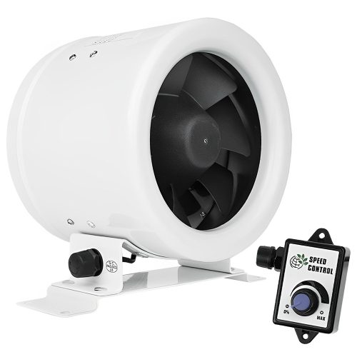 Csőventilátor DALAP MF 125 EC motor, fordulatszám-szabályzóval