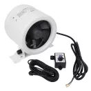 Csőventilátor DALAP MF 200 EC motor, fordulatszám-szabályzóval