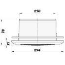 Mennyezeti diffúzor 250 mm GP 250 RUND