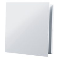   Műanyag zárt előlapos szellőzőrács 160x160 mm GP FLAT WHITE