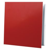   Műanyag zárt előlapos szellőzőrács 160x160 mm GP FLAT RED