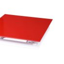 Műanyag zárt előlapos szellőzőrács 160x160 mm GP FLAT RED