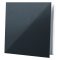 Műanyag zárt előlapos szellőzőrács 160x160 mm GP FLAT BLACK