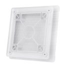 Műanyag zárt előlapos szellőzőrács 160x160 mm GP FLAT SPIN