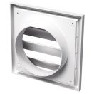 Gravitációs zsalus műanyag 125 mm szellőzőrács GP 120 RF