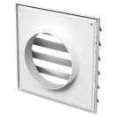 Gravitációs zsalus műanyag 150 mm szellőzőrács GP 250/150 RF