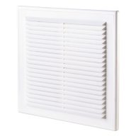 Műanyag szellőzőrács 204x204 mm rovarhálóval  GP 150 N