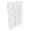 Műanyag szellőzőrács 251x182 mm rovarhálóval  GP 125 N