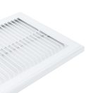 Műanyag szellőzőrács 251x182 mm rovarhálóval  GP 125 N