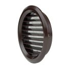 Műanyag szellőzőrács rovarhálóval GP 80 RUN BARNA