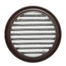 Műanyag szellőzőrács rovarhálóval GP 80/2 RUN BARNA