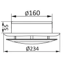Befúvó légszelep 160 mm TELLER P 160