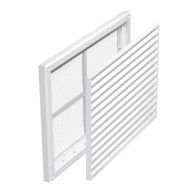 Műanyag szellőzőrács 221x299 mm rovarhálóval  GP 170 N