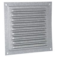   Fém szellőzőrács 250x250 mm rovarhálóval horganyzott 250 NZ