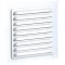 Fém szellőzőrács 150x150 mm rovarhálóval fehér 150 N