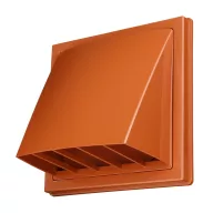   Garvitációs zsalus műanyag szellőző GP BKF 110x55 TERAKOTA
