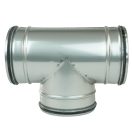 Rozsdamentes acél T idom 200/200 mm