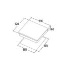 CATA - Beépíthető indukciós főzőlap INSB-6030 WH fehér HOB2HOOD